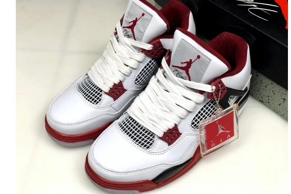 Jordan Red 4 308497-160 Black 308497-160 Air Fire White Men 0925
